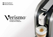 STARBUCKS Verismo 580 K-fee Manuel D'utilisation