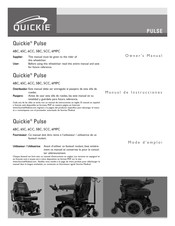 Quickie Pulse 5CC Mode D'emploi