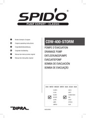 DIPRA SPIDO CDW-400-STORM Mode D'emploi