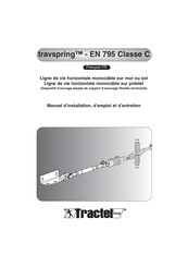 Tractel Group travspring- EN 795 Classe C Manuel D'installation