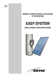 Sime EASY SYSTEM Manuel D'installation