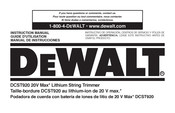 Dewalt DCST920 Guide D'utilisation