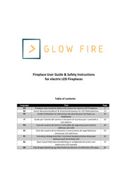 Glow Fire Merkur Guide D'utilisation