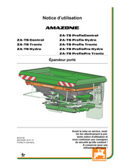Amazone ZA-TS Hydro Notice D'utilisation