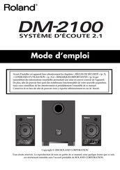 Roland DM-2100 Mode D'emploi