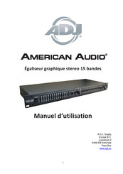 ADJ American Audio Manuel D'utilisation