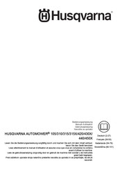 Husqvarna AUTOMOWER 315X Manuel D'utilisation