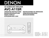 Denon AVC-A11SR Mode D'emploi
