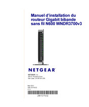 NETGEAR WNDR3700v3 Manuel D'installation