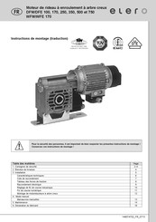 elero DFE 250 Instructions De Montage