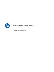HP Scanjet 7000n Série Guide D'utilisation