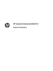 HP ScanJet Enterprise 8500 fn1 Guide De L'utilisateur