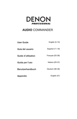 Denon Professional Audio Commander Guide D'utilisation