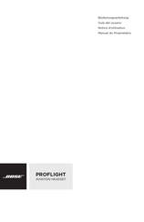 Bose ProFlight Notice D'utilisation