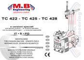 M&B Engineering TC 425 Manuel D'instructions Original