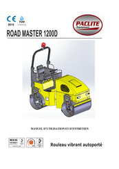 PACLITE Equipment ROAD MASTER 1200D Manuel D'utilisation