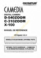Olympus CAMEDIA D-540ZOOM Manuel D'utilisation