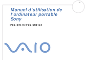 Sony VAIO PCG-SR31K Manuel D'utilisation