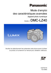 Panasonic Lumix DMC-LZ40 Mode D'emploi