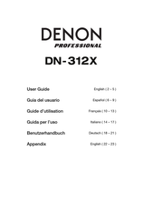 Denon Professional DN-312X Guide D'utilisation