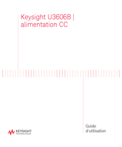 Keysight U3606B Guide D'utilisation