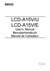 I-O DATA LCD-A15V/U Manuel De L'utilisateur