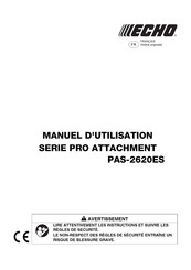 Echo PAS-2620ES Manuel D'utilisation