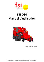 FSI power-tech D30 Manuel D'utilisation