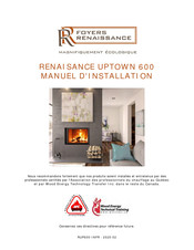 Renaissance Fireplaces UPTOWN 600 Manuel D'installation