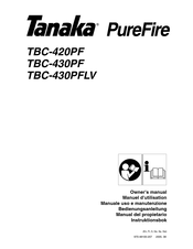 Tanaka PureFire TBC-420PF Manuel D'utilisation