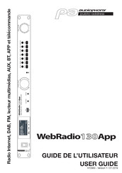 Audiophony PA WEBRadio130App Guide De L'utilisateur