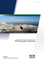 CTC EcoLogic Pro Manuel D'installation Et De Maintenance