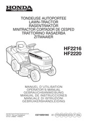 Honda Power Equipment HF2220 Manuel D'utilisation