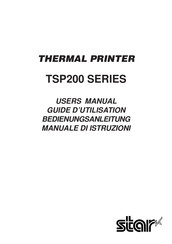 Star TSP200 Série Guide D'utilisation