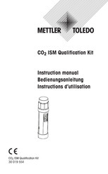 Mettler Toledo CO2 ISM Instructions D'utilisation