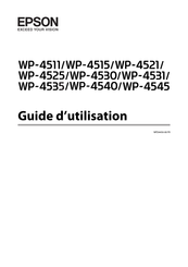 Epson WP-4525 Guide D'utilisation