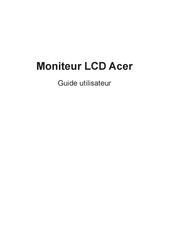 Acer ED273 Guide Utilisateur