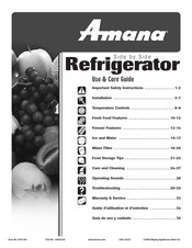 Amana ASD2622HRQ Guide D'utilisation Et D'entretien