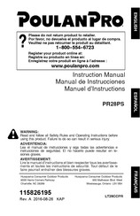 Poulan Pro PR28PS Manuel D'instructions