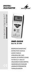 Monacor DMT-2050 Mode D'emploi