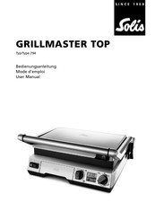 SOLIS GRILLMASTER TOP 794 Mode D'emploi