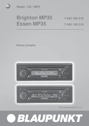 Blaupunkt Essen MP35 Notice D'emploi