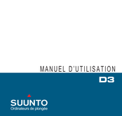 Suunto D3 Manuel D'utilisation