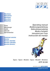 Von Arx DTF 25 SH Mode D'emploi