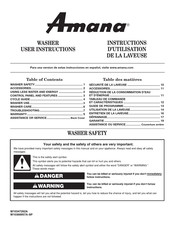 Amana W10368957A-SP Instructions D'utilisation