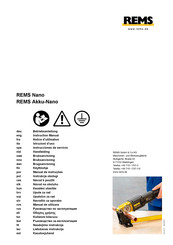 REMS 844265R Notice D'utilisation