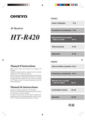 Onkyo HT-R420 Manuel D'instructions