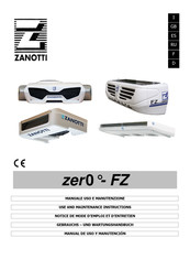 Zanotti zer0 - FZ Mode D'emploi Et D'entretien