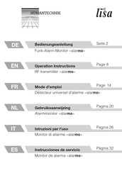 HumanTechnik Lisa alarmo Mode D'emploi