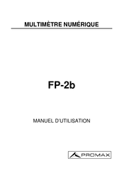 Promax FP-2b Manuel D'utilisation